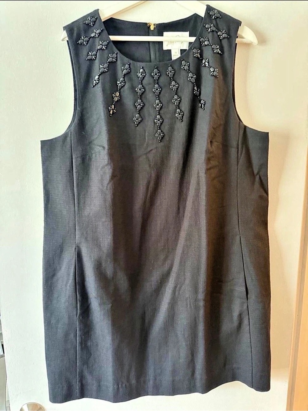 Lilly Pulitzer Sofia Dress Beaded Mini Dress in Black Size 16 NWT